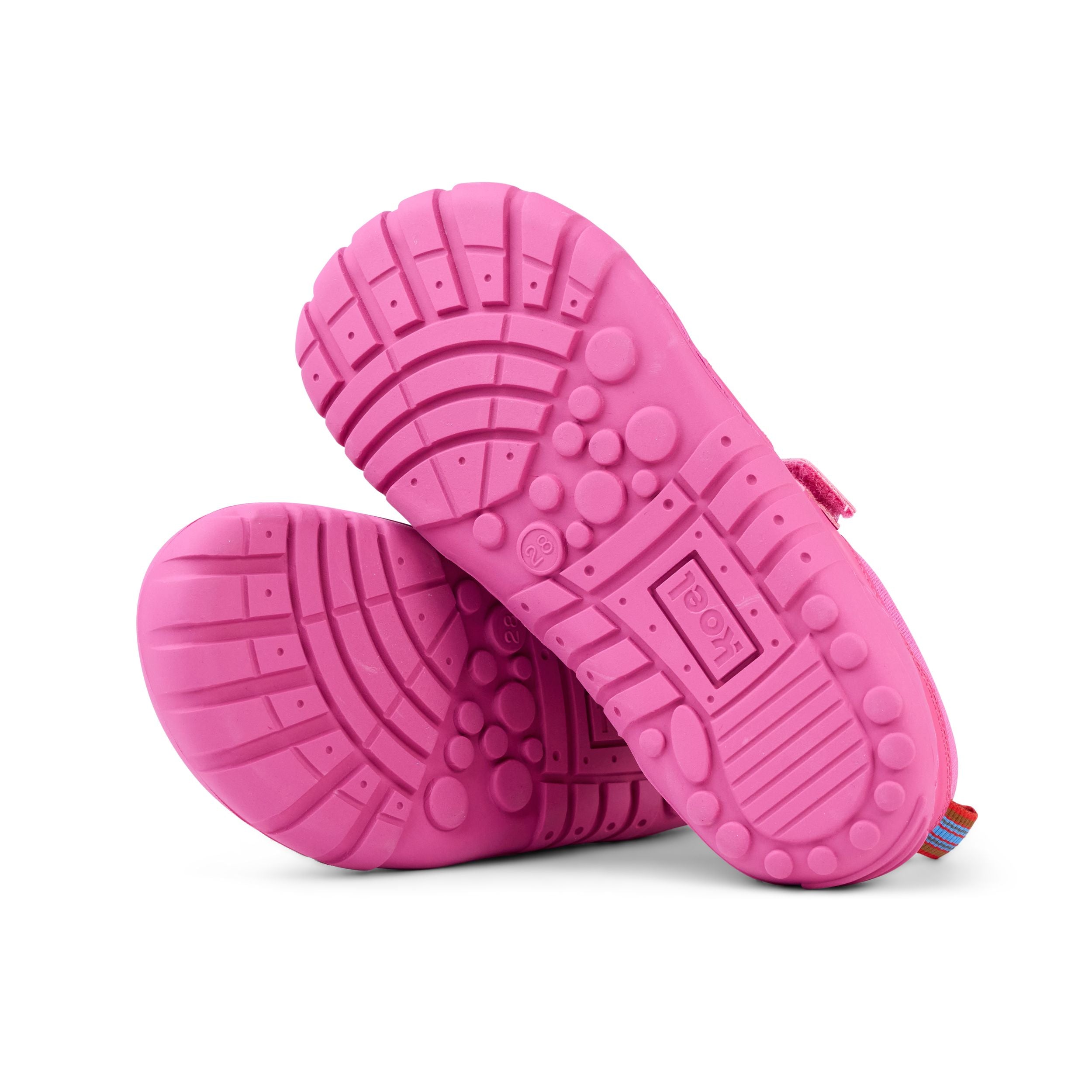 KOEL Barefoot Kinder Sneakers - MATEO - fuchsia