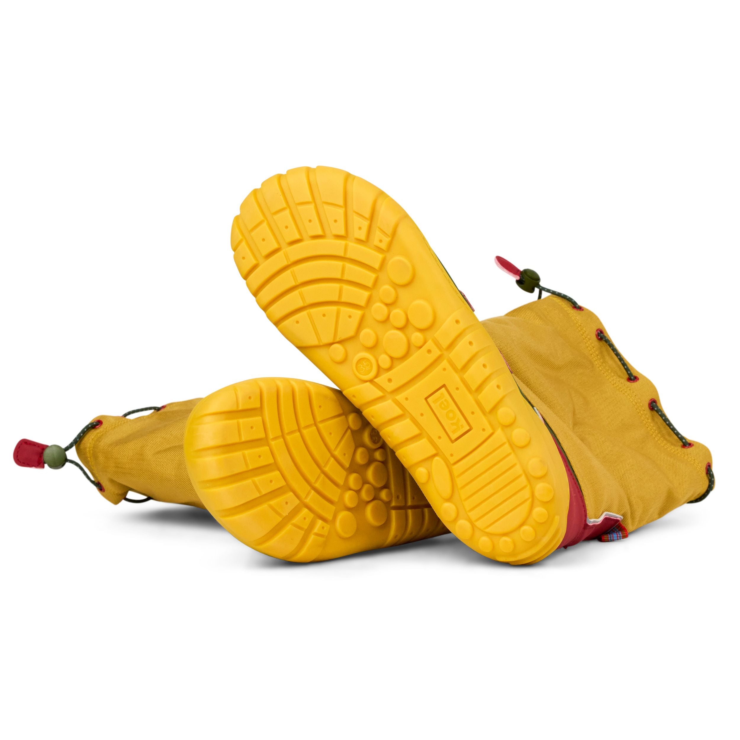 KOEL Barefoot Teenager Winter Stiefel - RANA WP LEX - yellow