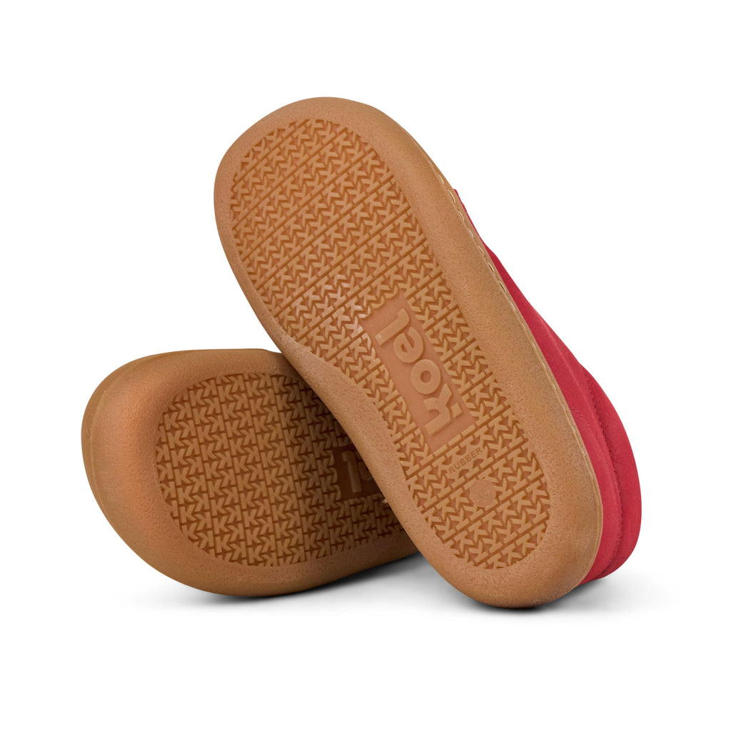 KOEL Kinder Barefoot Schnürschuhe BEN M LEATHER red