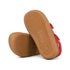 KOEL Barefoot Kinder Sneakers Sandalen BEP LEATHER rot