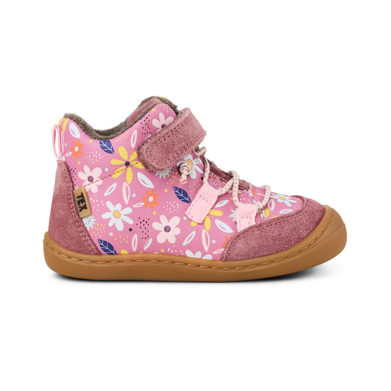 KOEL Kinder Barefoot gefütterte BEAU PRINTS 2.0 old pink