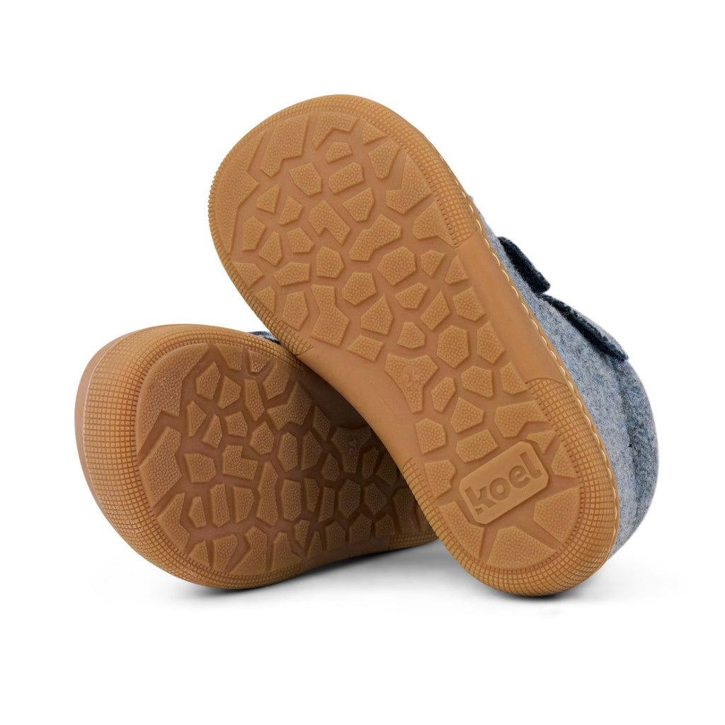 KOEL Barefoot Kinder Booties DON MERINO - jeans – Barfußschuhe - Blau | Jetzt bei shoedealo.shop entdecken! – Bild 6