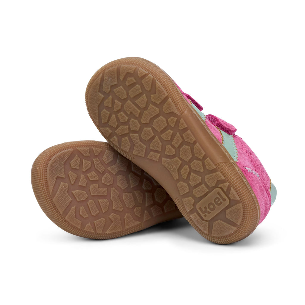 KOEL Kinder Barefoot Sneakers DENIS SUEDE fuchsia