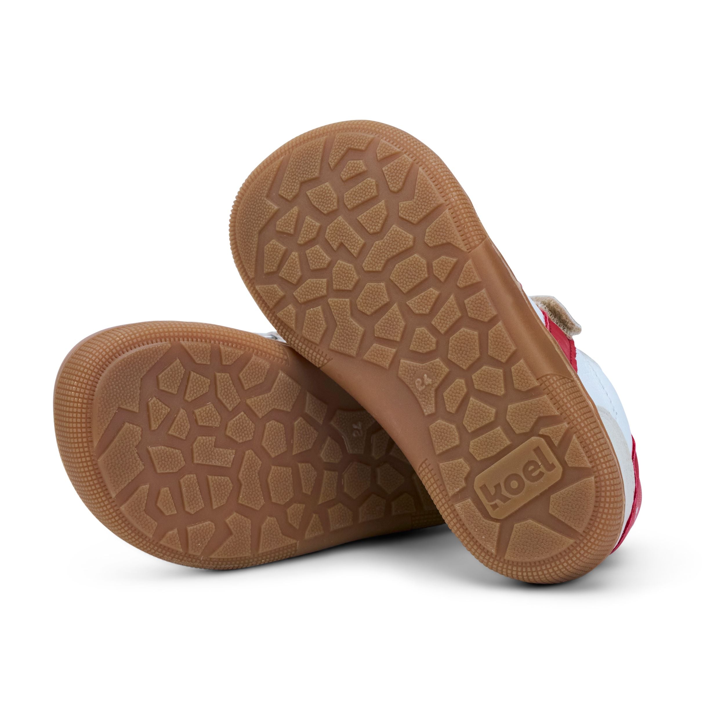 KOEL Barefoot Kinder Sneakers DYLAN LEATHER 108 red