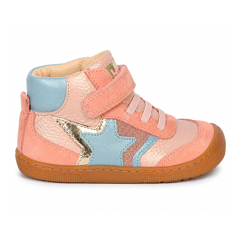 KOEL Barefoot Kinder Sneakers DARO LEATHER old pink