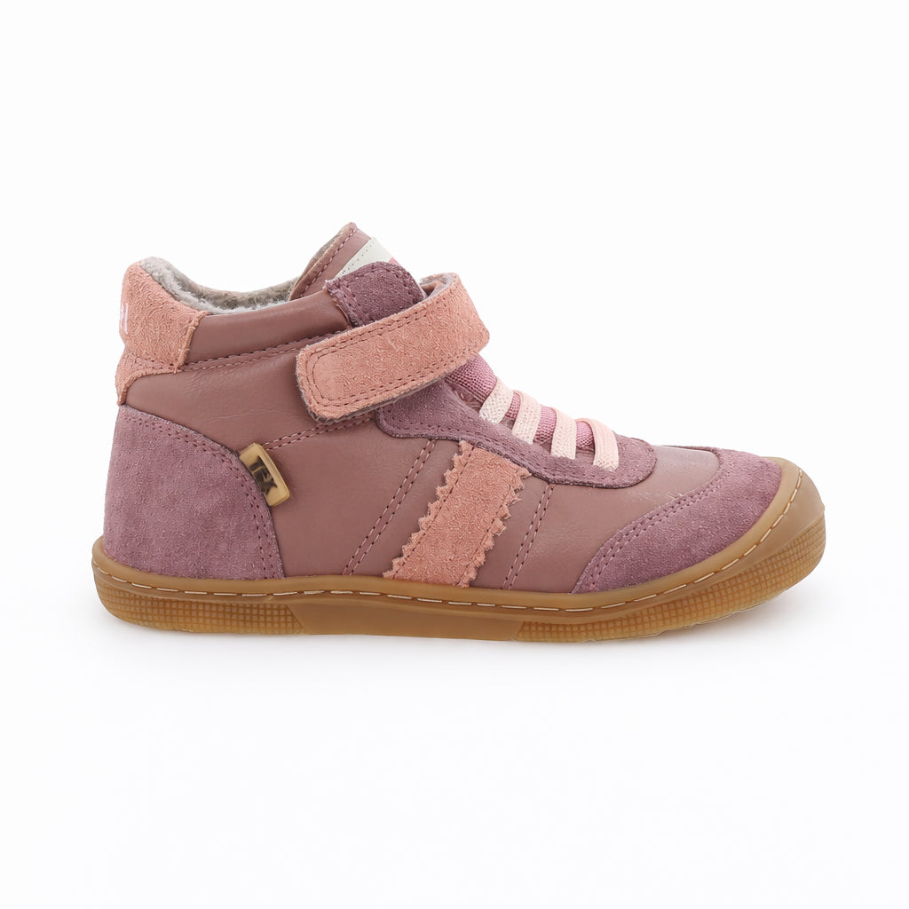 KOEL Barefoot Kinder Übergangsschuhe Sneakers DANIEL 3.0 SUEDE old pink