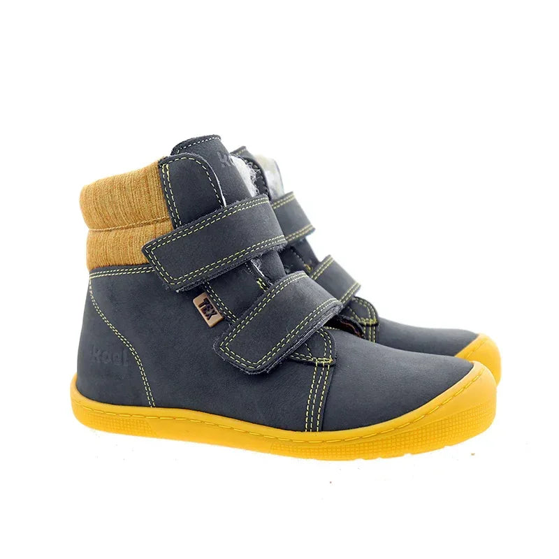 KOEL gefütterte Barefoot Kinderstiefel DEAN 2.0 WP WOOL 07T049 dark grey – Booties - Grau | shoedealo.shop – Bild 8