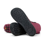 KOEL Damen Barefoot Winter Booties mit Lammwolle FARO bordo