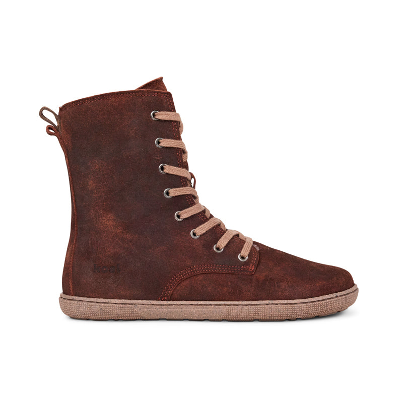 KOEL Damen Barefoot Winter Booties FARO CLOUD WOOL bordo