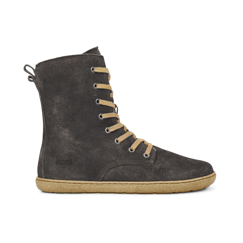 KOEL Damen Barefoot Winter Booties FARO CLOUD WOOL dark grey