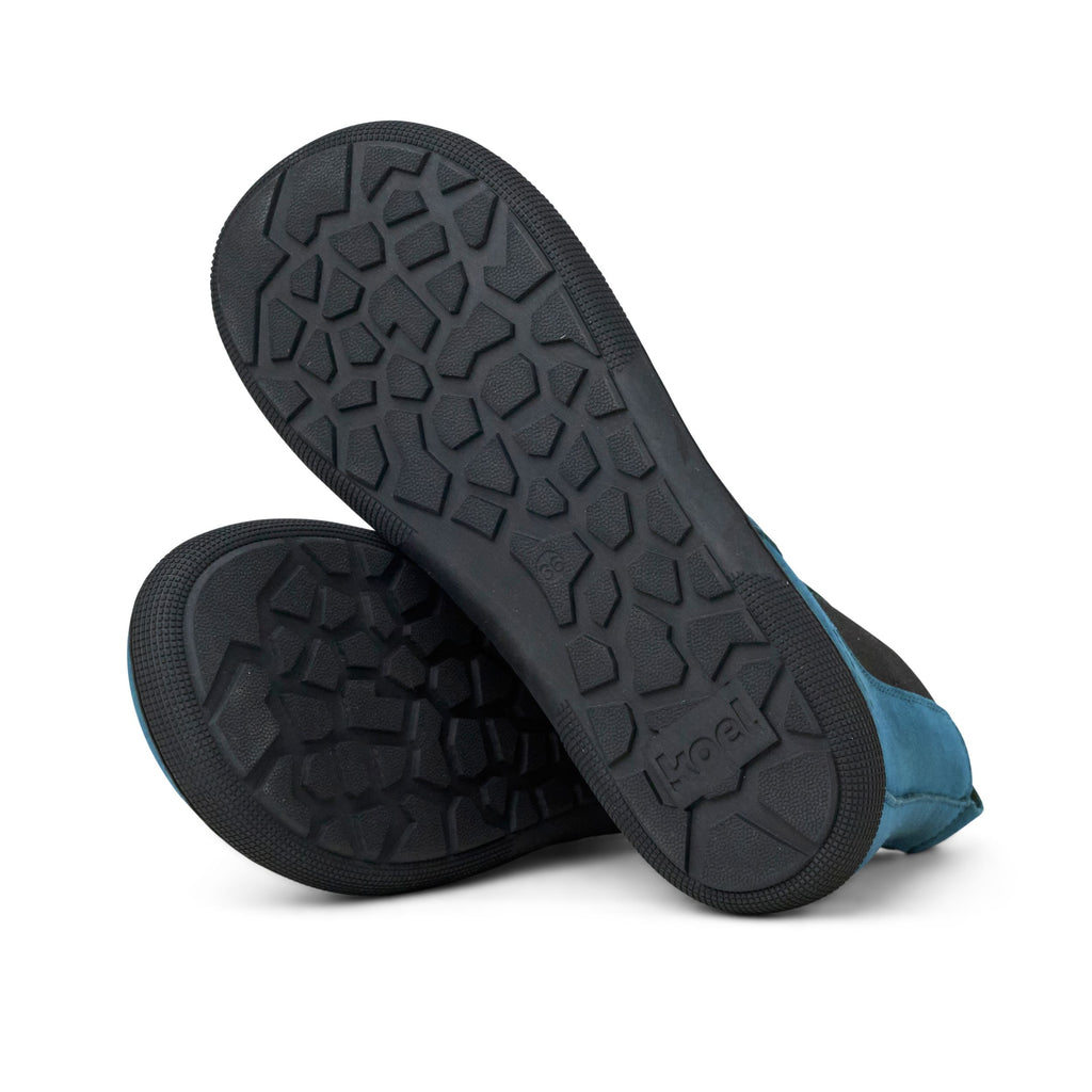 KOEL Damenschuhe - Barefoot Booties FILAS MERINO Turquoise