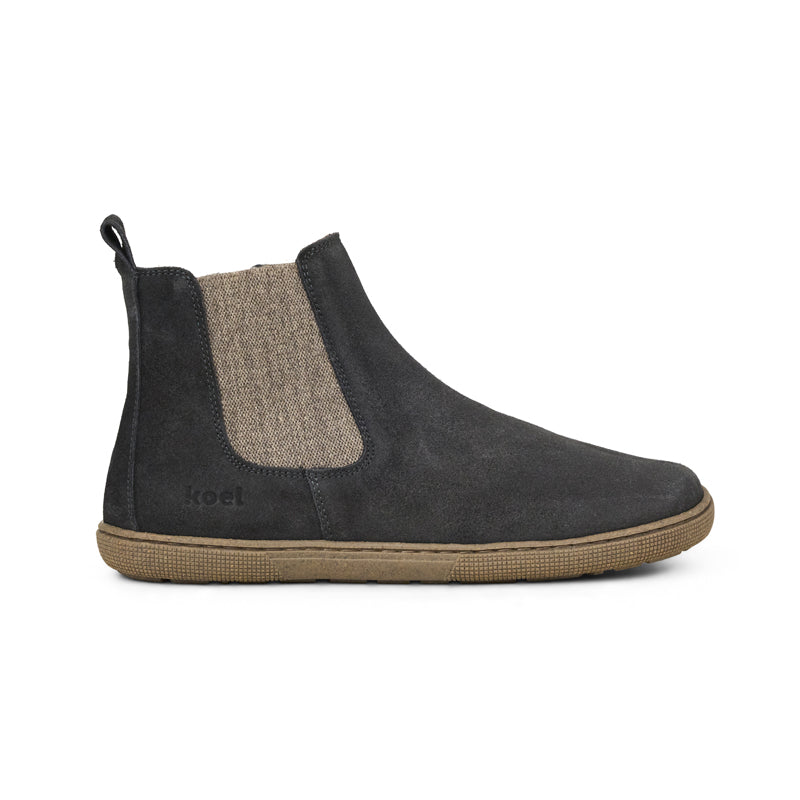 KOEL Damen Barefoot Chelsea Boots FILAS CLOUD WOOL dark grey