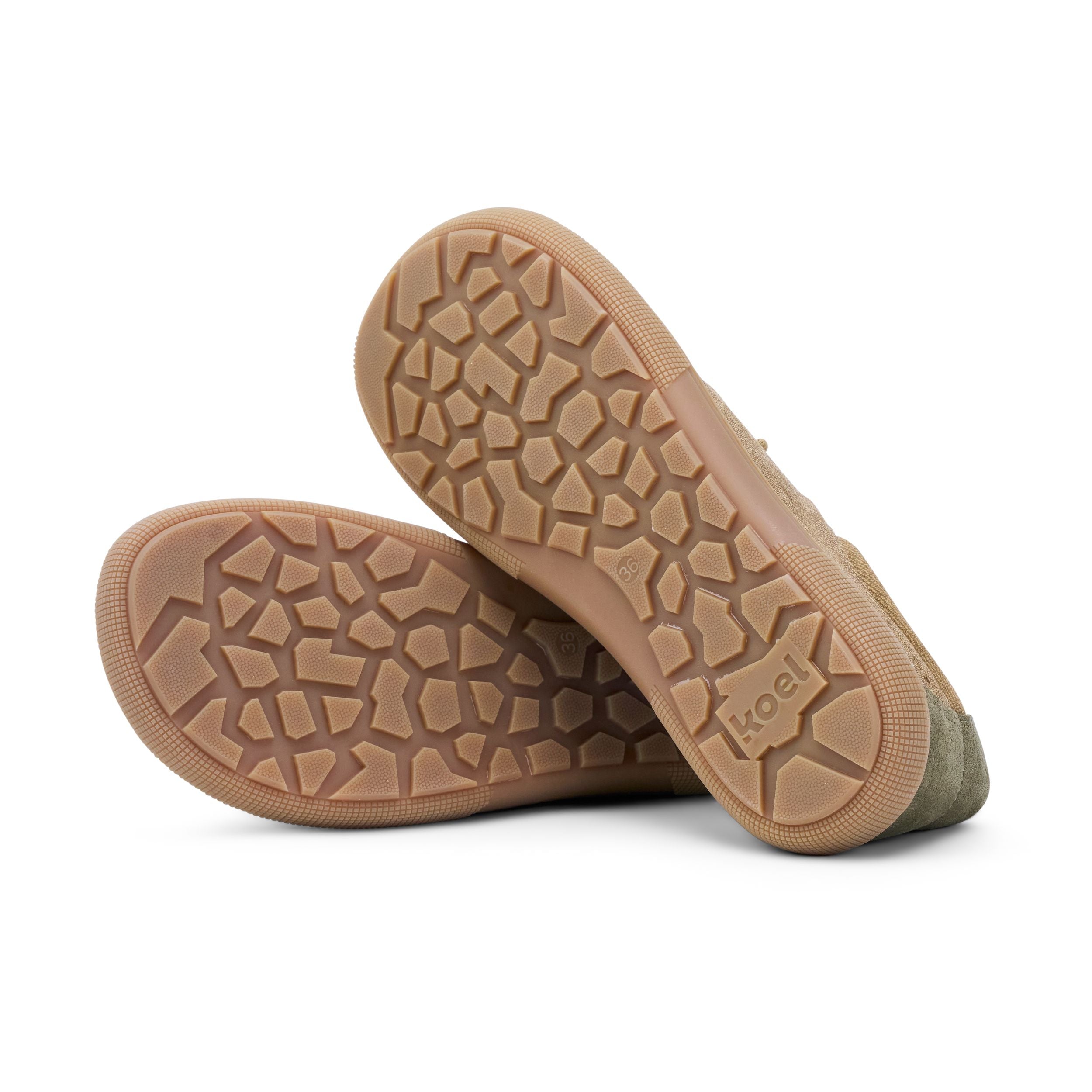 KOEL Damenschuhe Barefoot Schnürschuhe FAGO LEATHER taupe