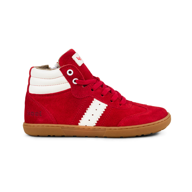 KOEL Barefoot Kinder Übergangsschuhe Sneakers bis Größe 41 DREW FELT red