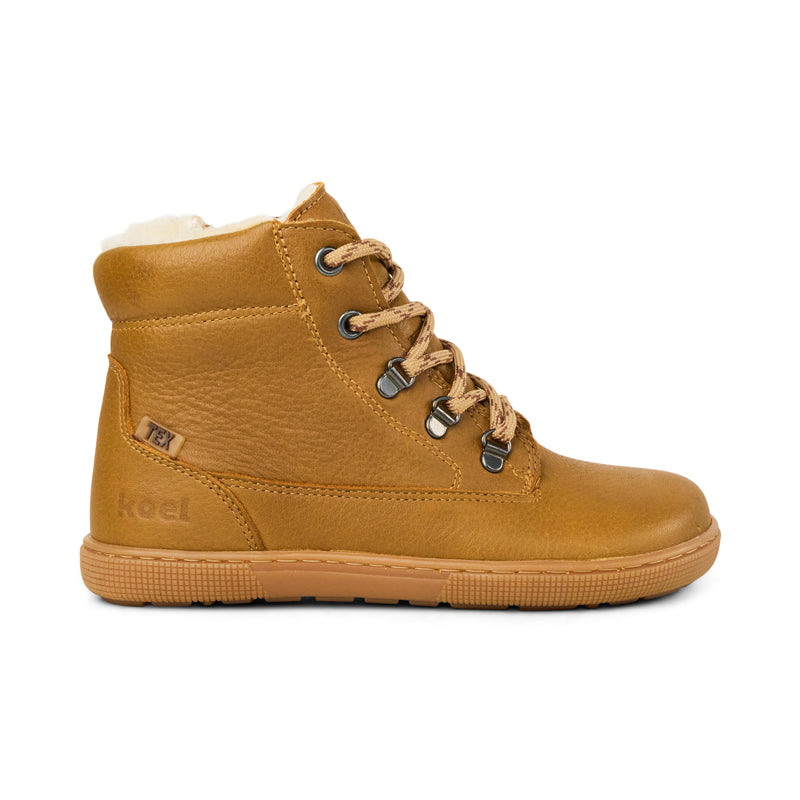 KOEL Barefoot Kinder Booties bis Größe 41 DRY HYDRO cognac
