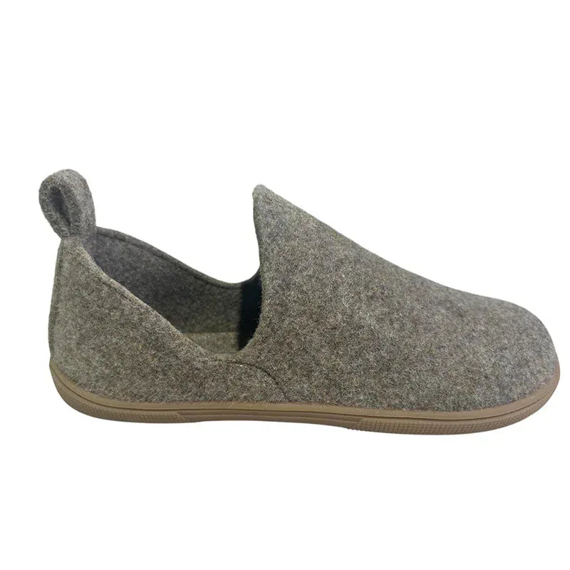 KOEL Barefoot Damen Slipper MERINO - taupe – Hausschuh - Grau | shoedealo.shop – Bild 7