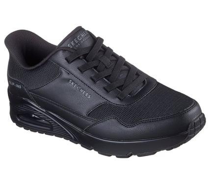 SKECHERS in Übergröße UNO BANKSIA 183022 BBK – Sneaker - Schwarz | Jetzt bei shoedealo.shop entdecken!