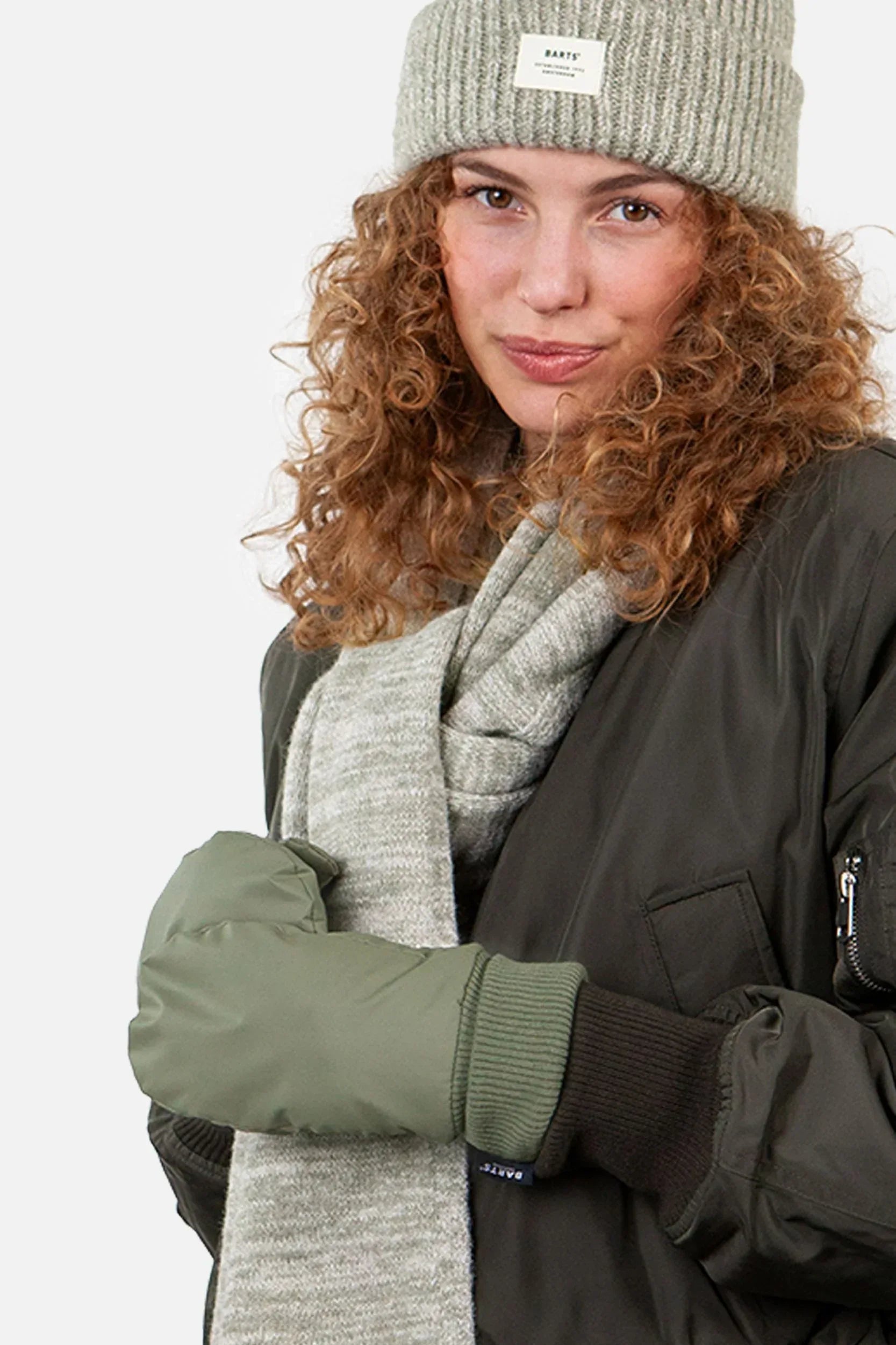 BARTS Damen Handschuhe Mitts ALYSSIE army