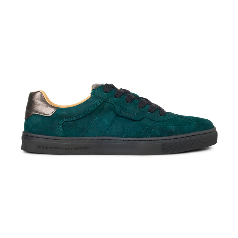 KOEL Damen Barefoot Sneakers HELENA SUEDE petrol