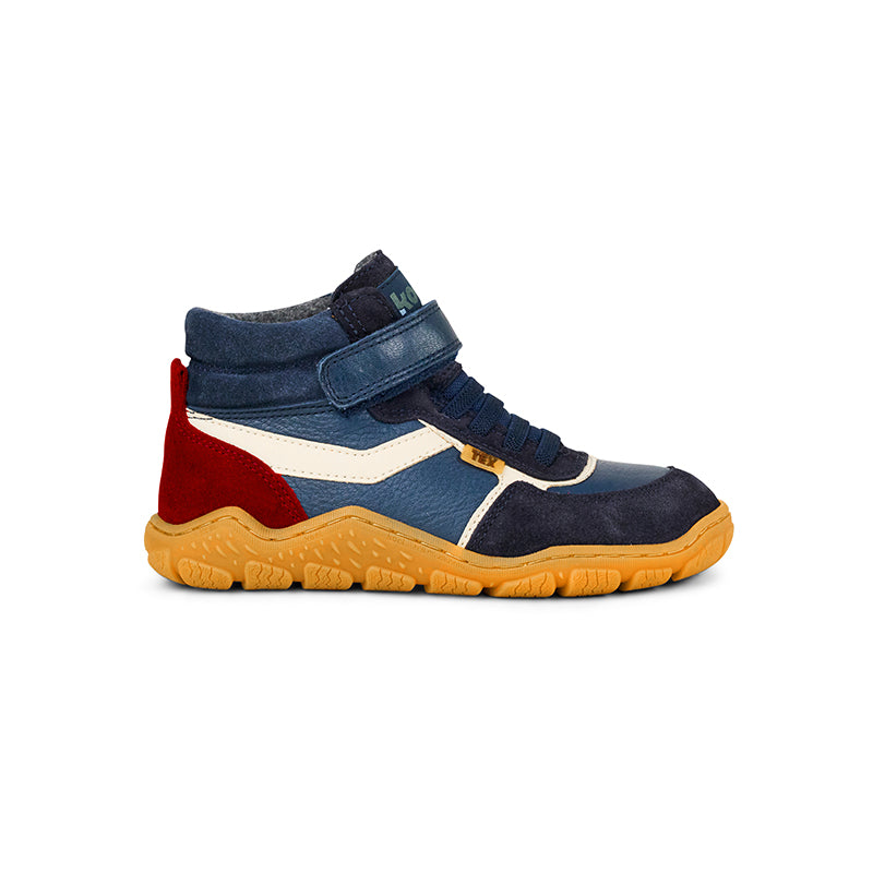 KOEL Barefoot Kinder Übergangsschuhe bis Gr. 41 Booties RAMI WOOL TEX navy
