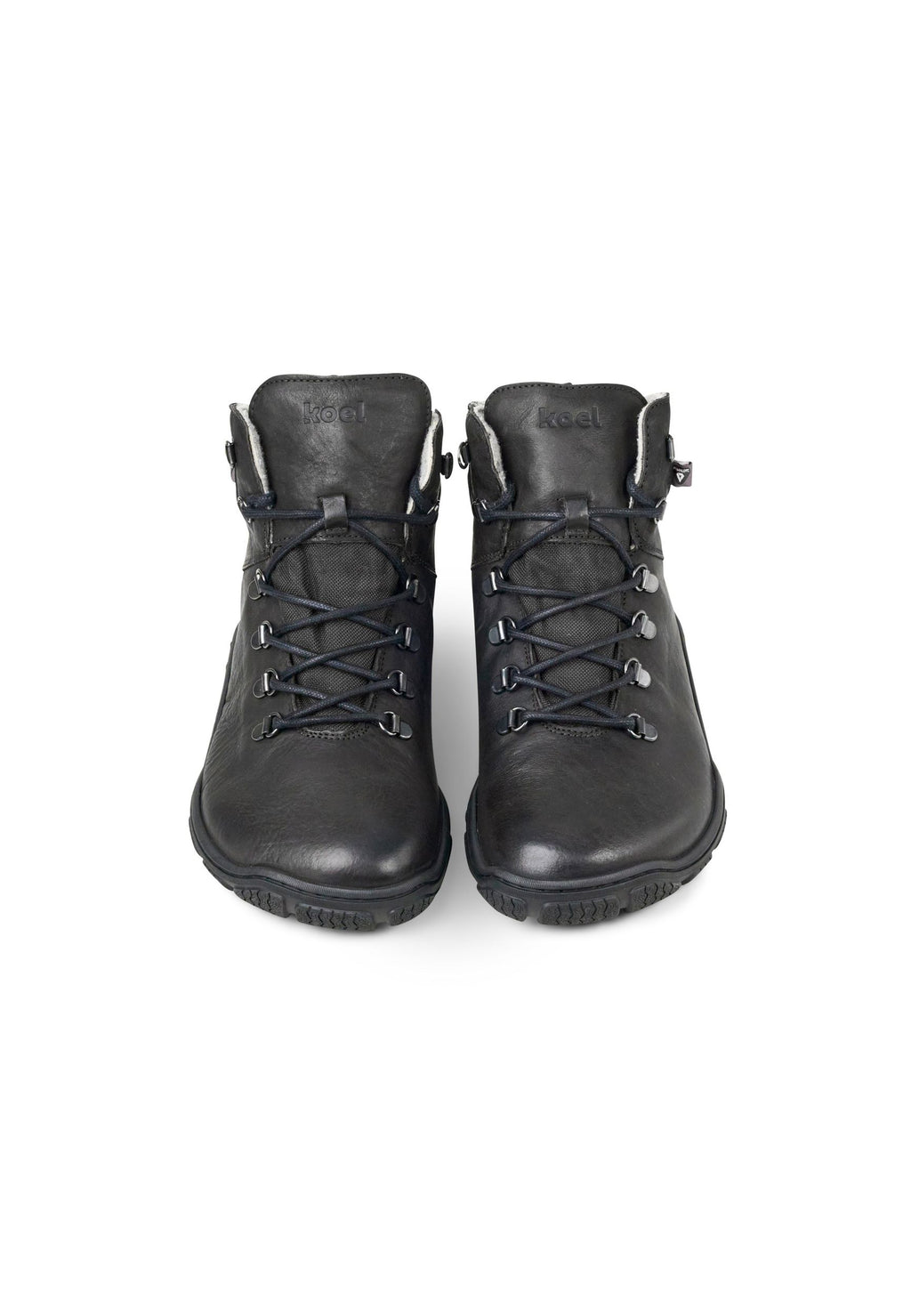 KOEL Herrenschuhe Barefoot Trekking Boots - RIKO MERINO - black