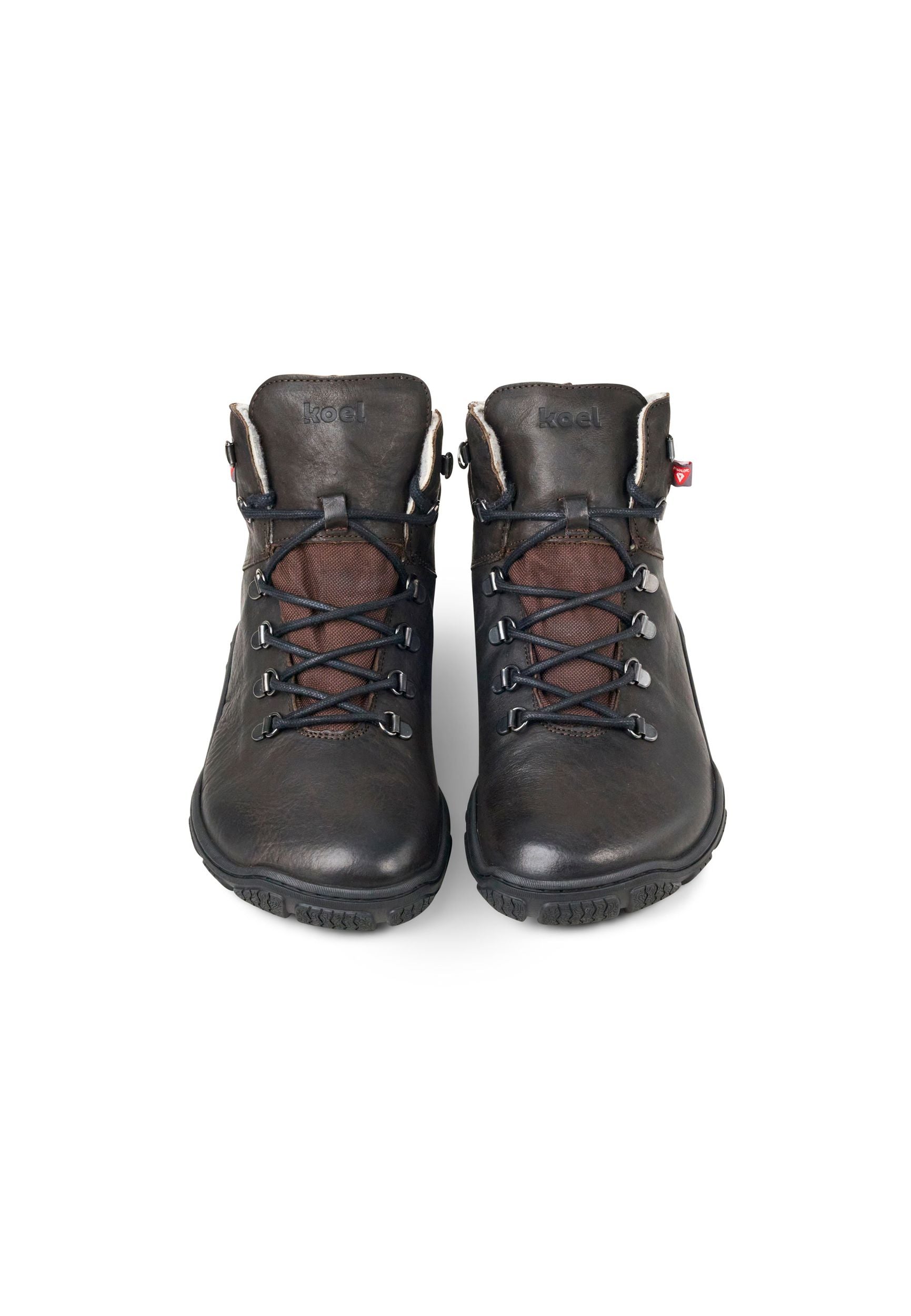 KOEL Herrenschuhe Barefoot Trekking Boots - RIKO MERINO - brown