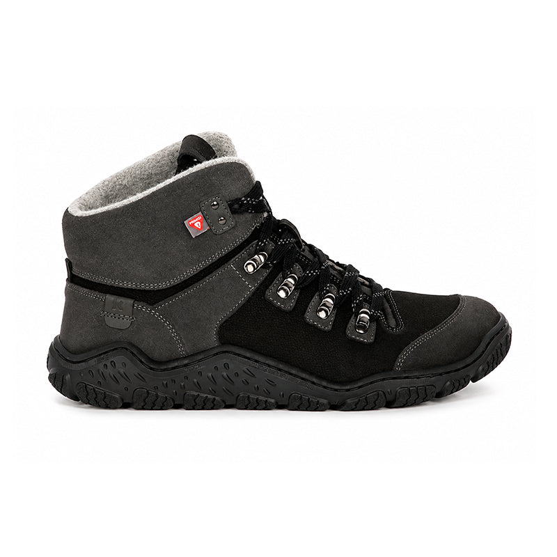 KOEL Herren Barefoot Outdoor Boots ROBO 2.0 MERINO black