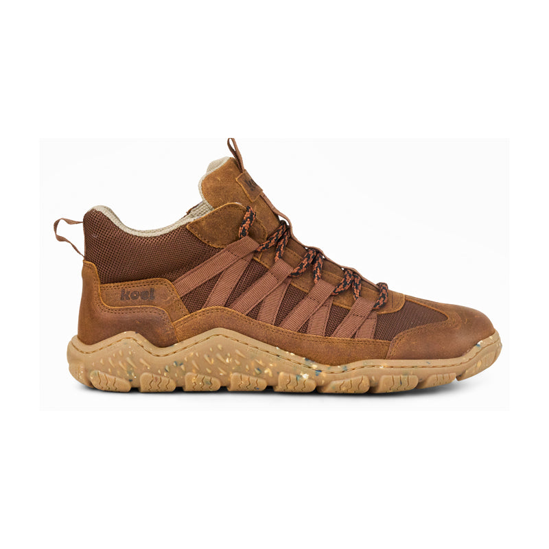KOEL Herren Barefoot Sneakers RAXO cognac