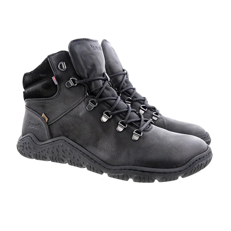 KOEL Herrenschuhe Barefoot Trekking Boots - RIKO MERINO - black – Boots - Schwarz | shoedealo.shop – Bild 8
