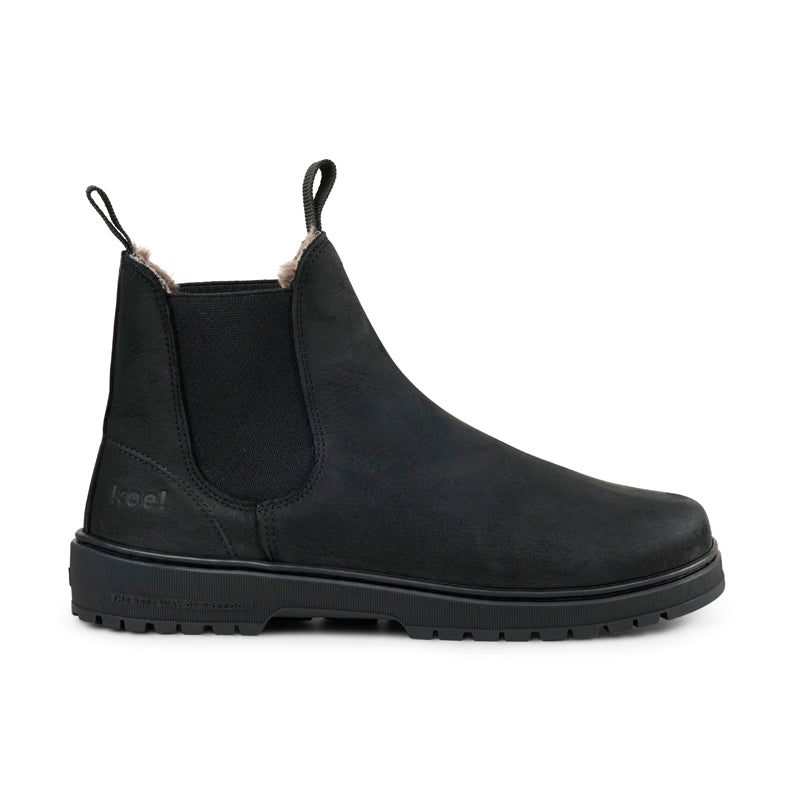 KOEL Damen Barefoot Chelseaboots GAVIEN HYDRO WOOL black