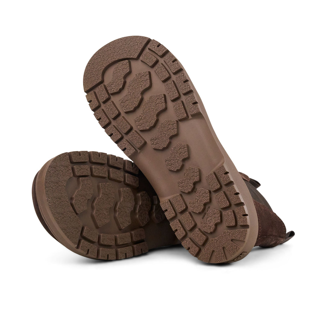 KOEL Damen Barefoot Chelseaboots GAVIEN SUEDE chocolate