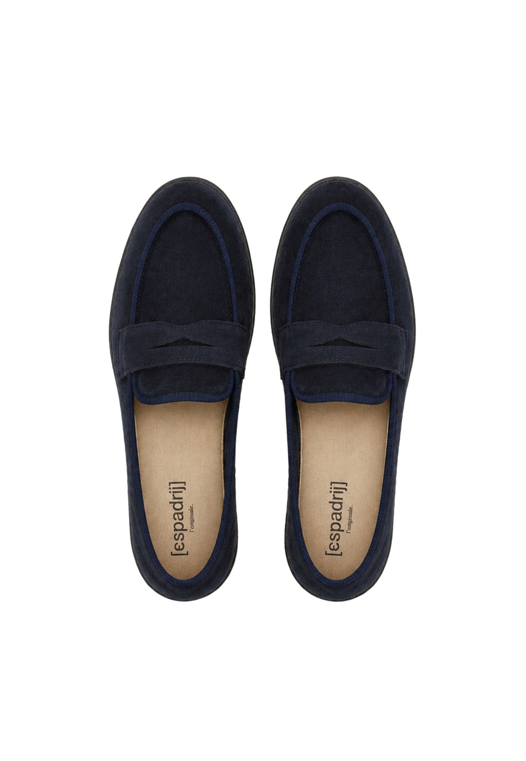 ESPADRIJ L'ORIGINALE Damen Slipper LOAFER CLASSIC VELOUR marine
