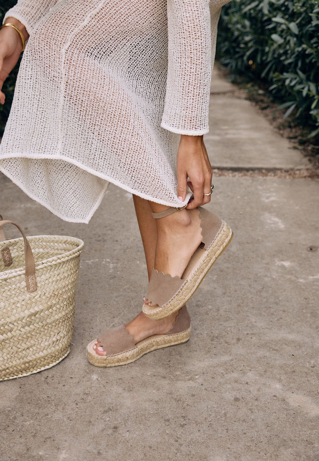 ESPADRIJ L'ORIGINALE Damen Plateausandalette - LYON - sable – Sandalen & Sandaletten | shoedealo.shop – Bild 7