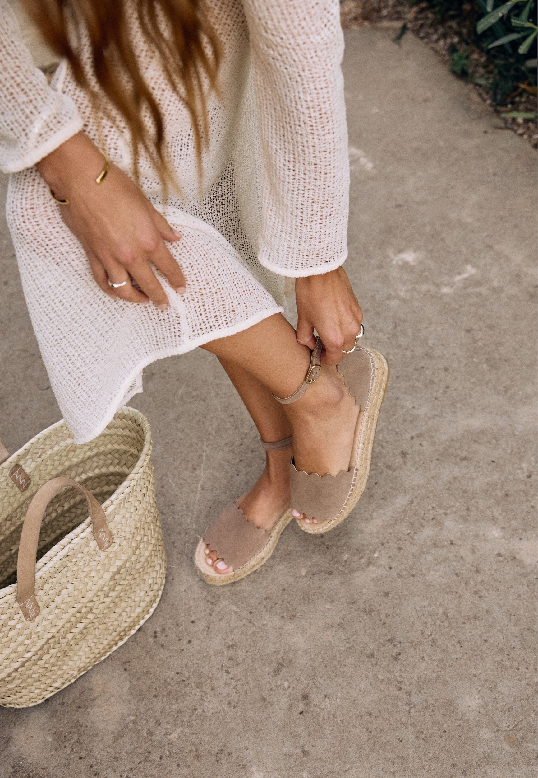 ESPADRIJ L'ORIGINALE Damen Plateausandalette - LYON - sable – Sandalen & Sandaletten | shoedealo.shop – Bild 6