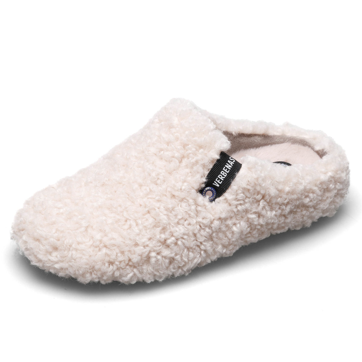 VERBENAS Damen Hausschuhe - YORK CURLY - antique