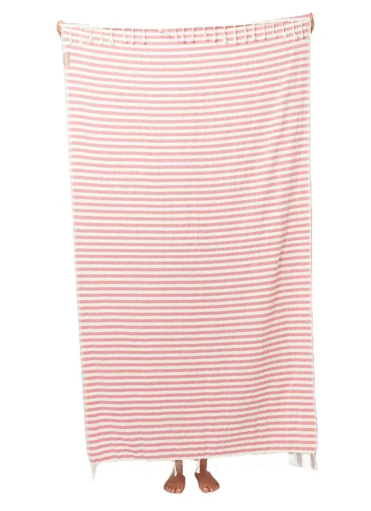 ESPADRIJ L'ORIGINALE - Strandtuch Stripes 950S - ecru pink