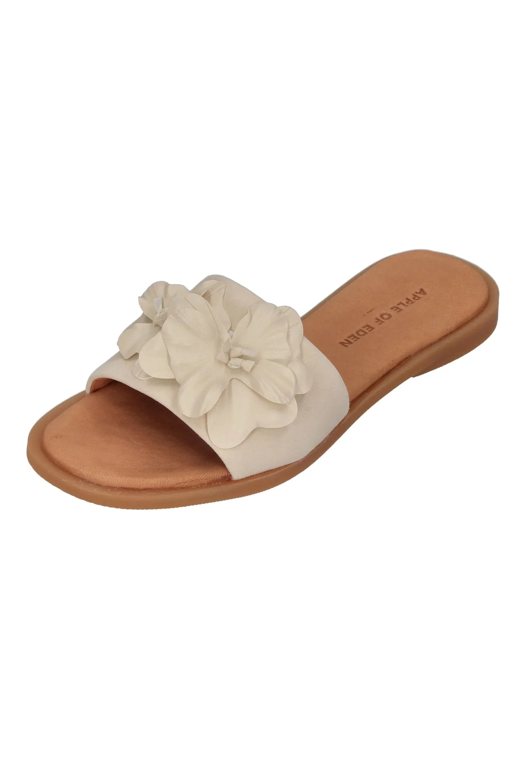 APPLE OF EDEN Damen Pantolette AGNIS 93-F crema flowers