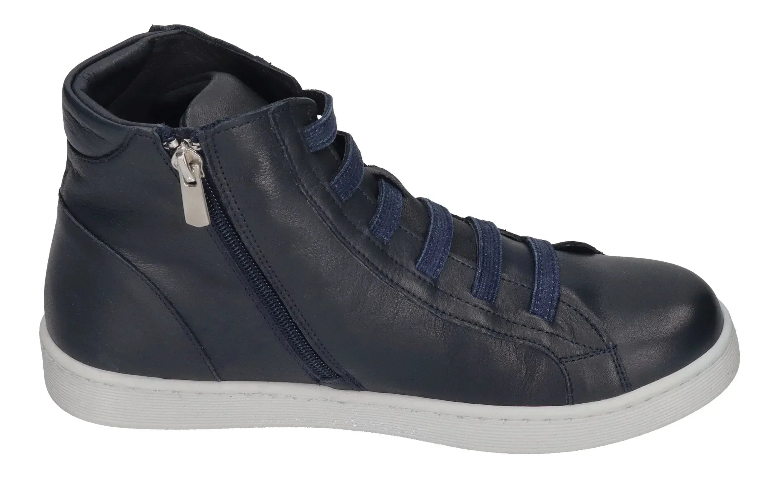 ANDREA CONTI Damen Sneakers 0062801-0343 dunkelblau weiß
