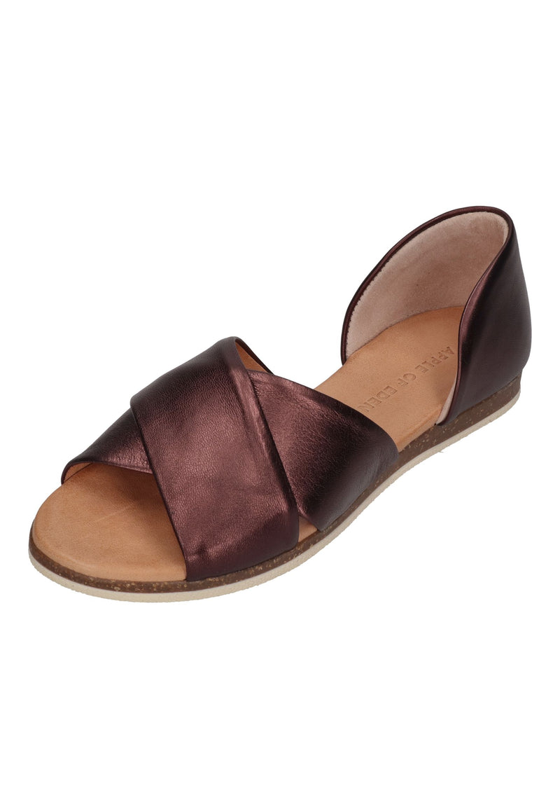APPLE OF EDEN Damen Sandaletten CHIUSI 59.1 bordo – Sandalen & Sandaletten