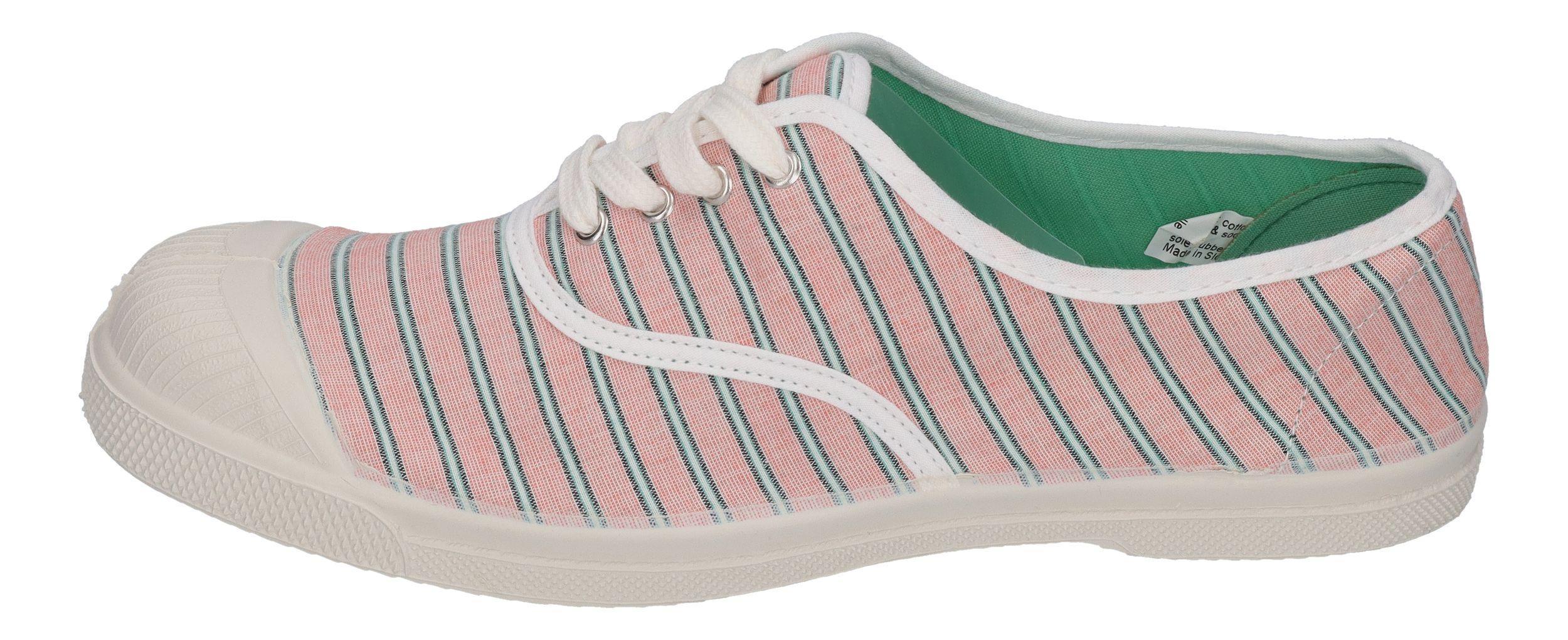 BENSIMON Damenschuhe Sneakers STRIPES RAYURE - clementine – Sneaker – Bild 2