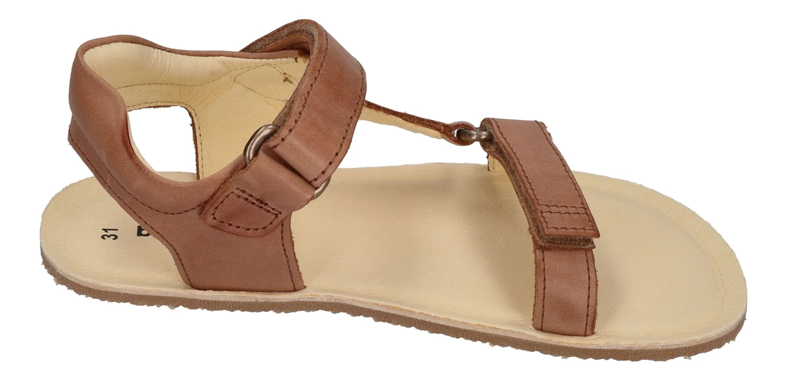 BUNDGAARD Kinder Barefoot Sandalen HAVEN BG202254 cognac