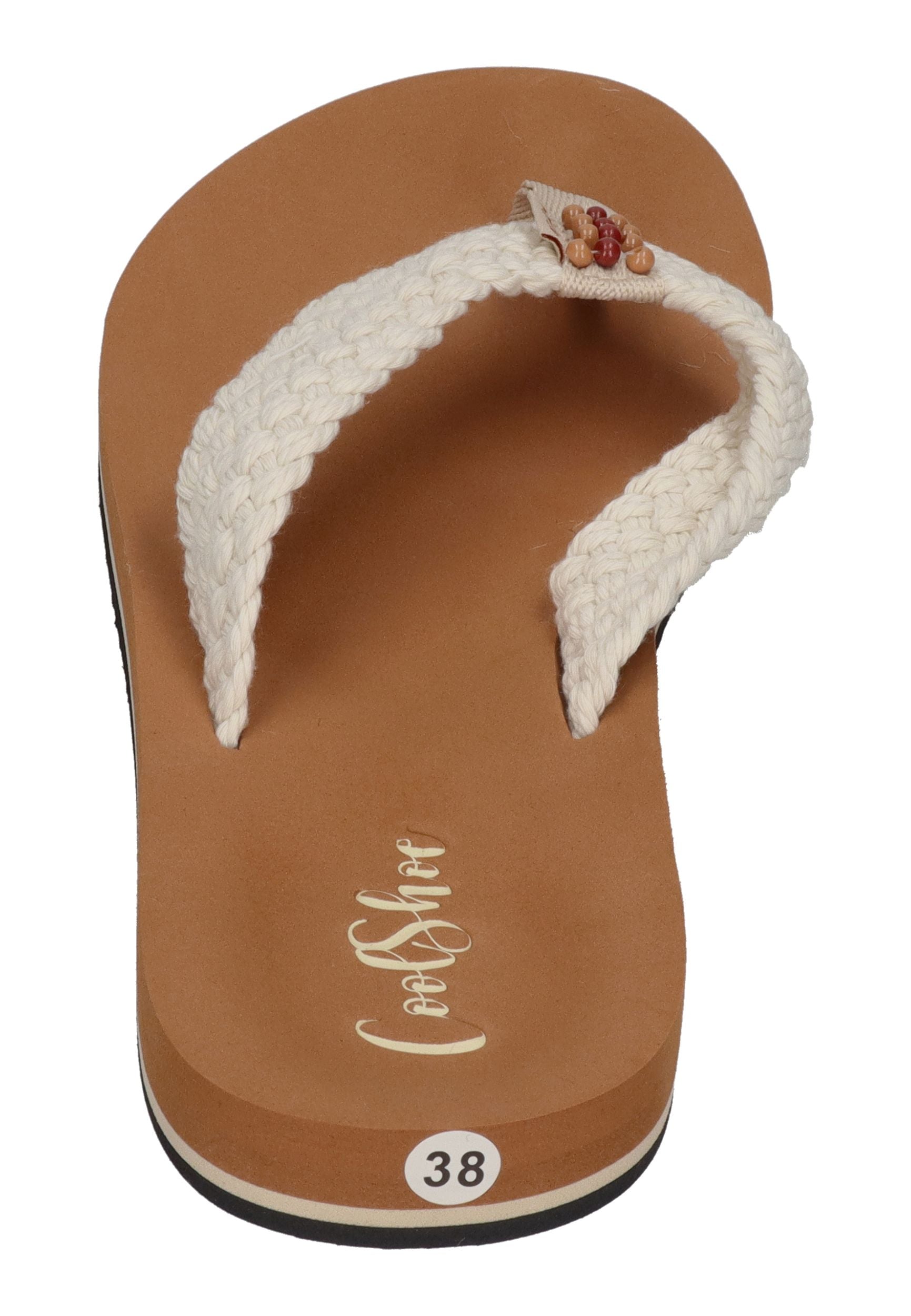 COOL SHOE Damen Zehentrenner COOL MAPPLE honey – Zehentrenner – Bild 3