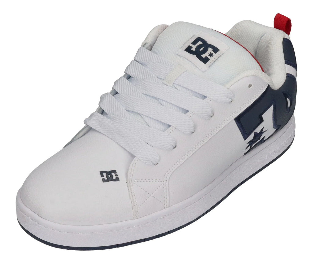 DC Sneaker in Übergrößen COURT GRAFFIK - white navy red