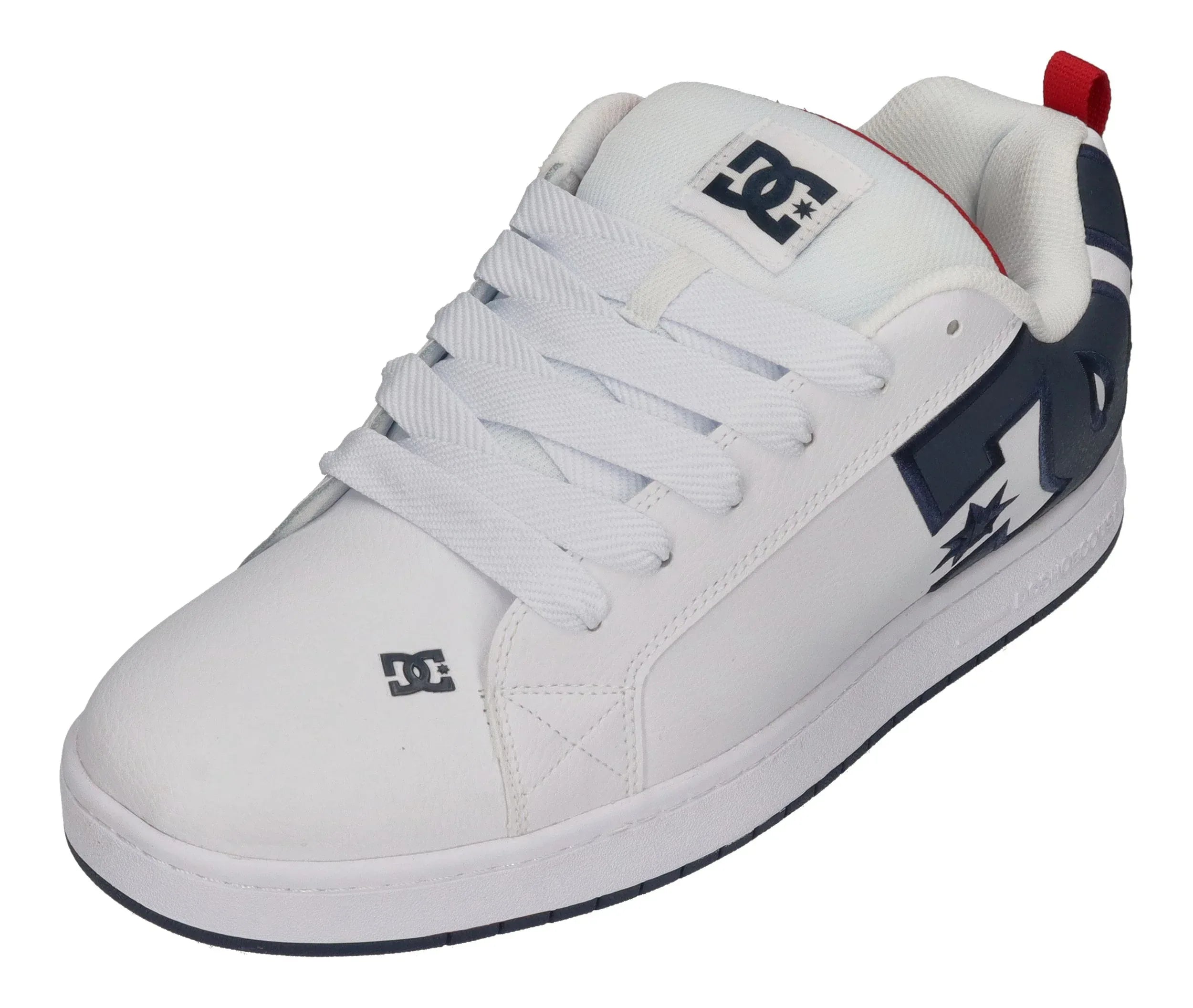 DC Sneaker in Übergrößen COURT GRAFFIK - white navy red