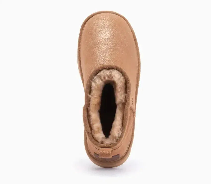 WARMBAT Damenschuhe Schaffell Booties DURACK metalic gold – Booties - Gold | shoedealo.shop – Bild 7