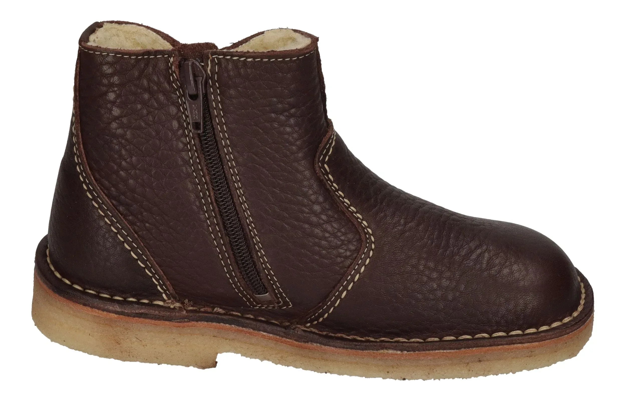 DUCKFEET gefütterte Damen Stiefeletten MIDDELFART choco