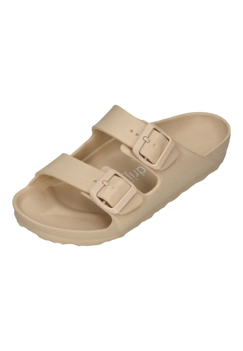 ESPADRIJ L'ORIGINALE Damen Pantolette AMI POOL beige – Pantoletten | shoedealo.shop