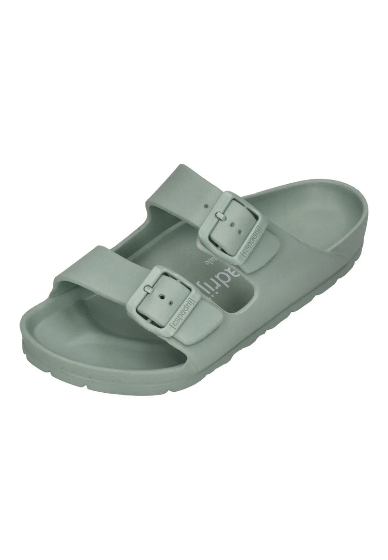 ESPADRIJ L'ORIGINALE Damen Pantolette AMI POOL pistache
