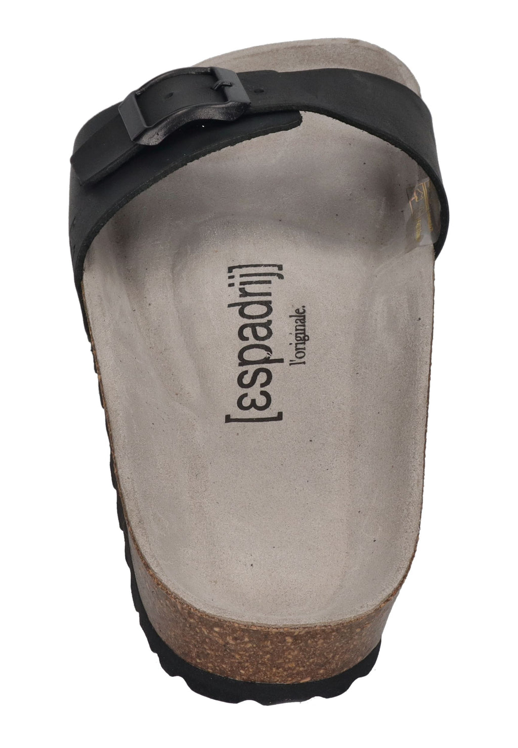ESPADRIJ L'ORIGINALE Damen Pantolette SOLEA CUIR noir