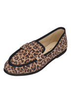 ESPADRIJ L'ORIGINALE Damen Slipper LOAFER CLASSIC VELOUR LEO leopard – Espadrilles